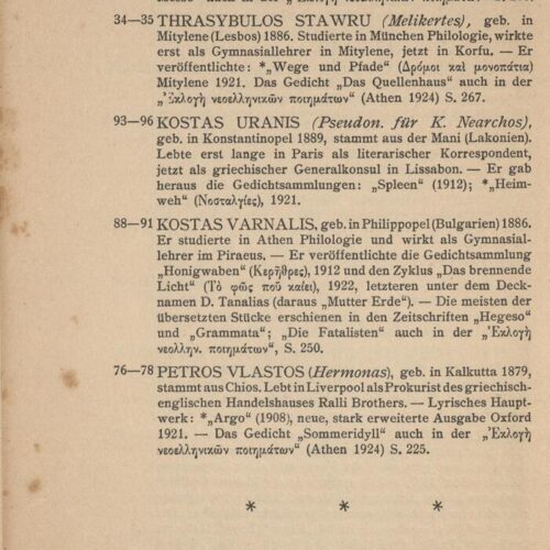 20 x 13 εκ. XVI σ. + 112 σ., όπου στη σ. [I] κτητορική σφραγίδα CPC και τυπογραφικ�